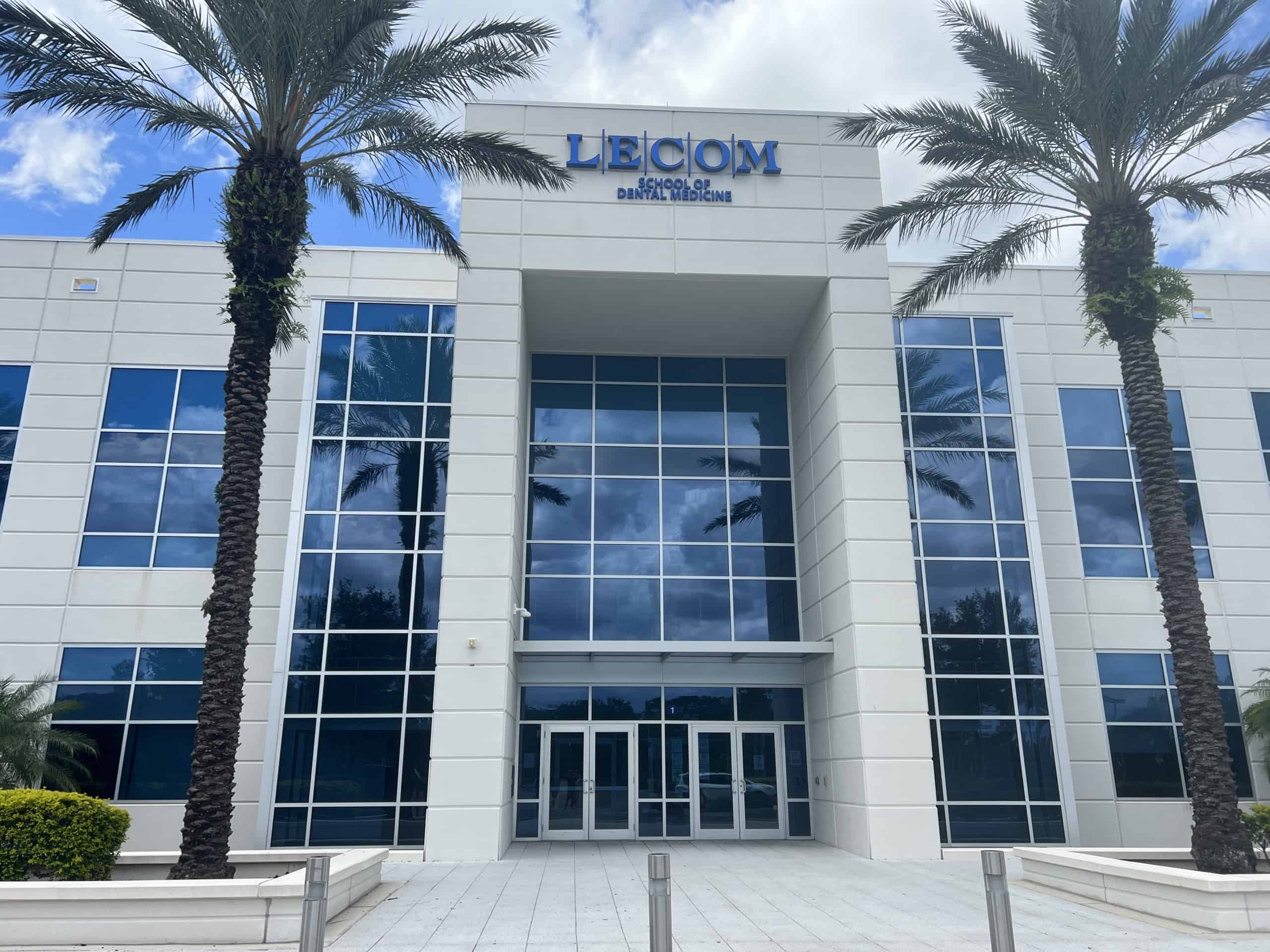 LECOM School of Dental Medicine building in Bradenton, Florida on Lakewood Ranch Boulevard.